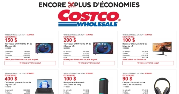 Circulaire Costco - Coupons et Offres en Entrepôt et en Ligne